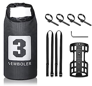 Lixada 3L/7L Fahrradgabeltasche, wasserdicht, Rolltop, Trockentasche, Fahrradgabeltasche, Fahrradtasche, Fahrradtasche