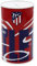 CyP Brands Atlético de Madrid- Salvadanaio in metallo, Sigillato, Salvadanaio grande, Colore rosso, Prodotto ufficiale
