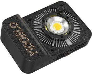 YIDOBLO ZC-60C 60W RGBW Effekte COB Taschenvideoleuchte mit Bowens Mount,6000 Lux/m 2700K-7500K RGBW Kameraleuchte mit 12 Lichteffekten Kontinuierliche Beleuchtung für Fotografie