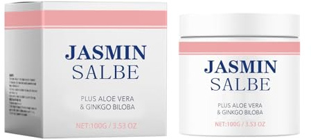Jasminsalbe, Jasmin Salbe Augen, Jasminsalbe Augenringe Schlupflider, Jasmin Salbe mit Collagen und Aloe Vera, Eye Cream, Augenringe entfernen, 100 ml Inhalt (1x) (1PCS)