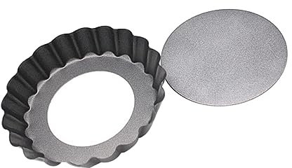 Mikinona Bandeja Redonda Antiadherente Molde Para Tartas y Bizcocho Miniatura 10 Cm