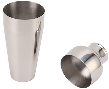 Nikou Coctelera de acero inoxidable 304 estilo francés para bebidas mixtas, plata, 24 onzas, ideal para Martini, Margarita y otros cócteles