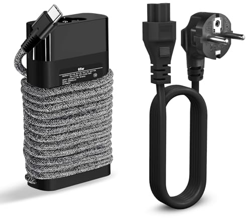 SEYGSTG Chargeur USB C 65 W/45 W Compatible avec Les Ordinateurs Portables HP Elitebook, Envy, Spectre, Envy X360, Spectre X360, Chromebook et ProBook Voyage Type C