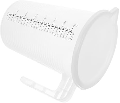 Cabilock Misurino Per Olio Beccuccio in Plastica Contenitore Per Misurazione Olio Motore Brocche Di Plastica Per Liquidi Auto e Cucina