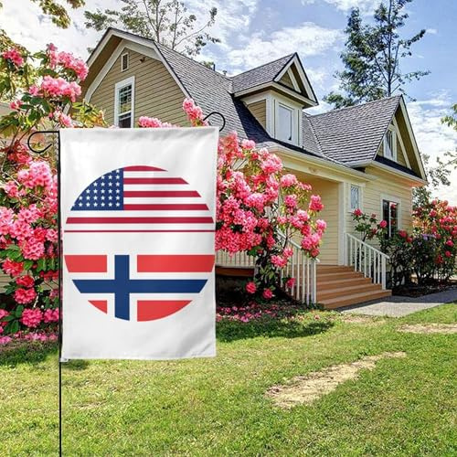 Bandera de Noruega, doble cara, 28 x 40 pulgadas, para decoración de exteriores y patio