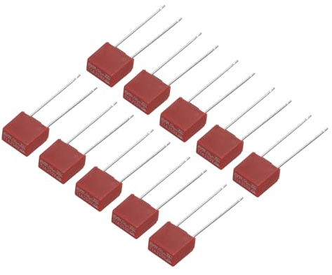 QUARKZMAN 15 Stück DIP Montierte Quadrat Sicherung, 250V 1A, Rot | Mikrosicherung, träge Feinsicherungen für elektronische Bauteile, Leiterplatten, LCD