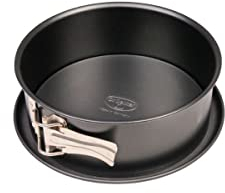 DR. OETKER Molde Desmontable 18 cm de 1 Fondo para Repostería, Tarta o Bizcochos en Acero con Revestimiento Antiadherente Especial, Resistente hasta 230ºC, 1 Unidad