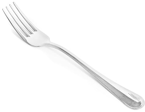 Home Prestige Lot de 6 fourchettes en Acier Inoxydable Gris