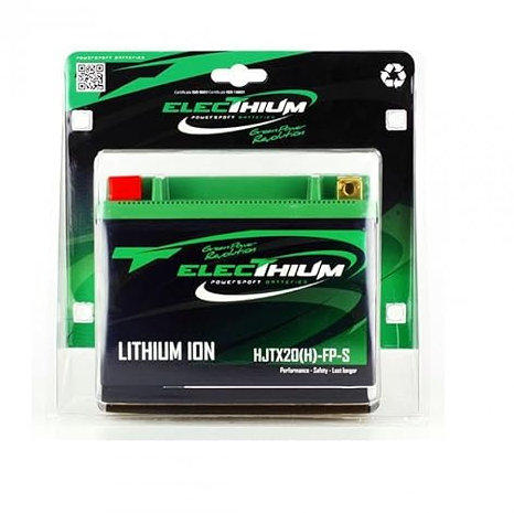 Batería de litio eléctrica para moto Triumph 1200 Trophy 2012 a 2016 HJTX20(H)-FP-S / 12,8 V 7 Ah