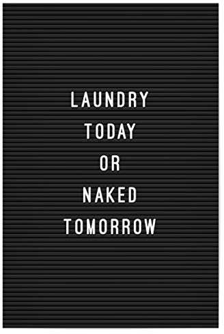 artboxONE Poster 30x20 cm Typografie Letterboard Laundry Today - Bild Letter Buchstaben Haushalt