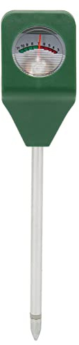 Luqeeg Mini-Boden-PH-Messgerät, Hochempfindliches Einnadelsonden-PH-Messgerät, Plug-and-Play, Keine Batterien Erforderlich, Tragbarer Boden-PH-Messsensor für Gartenrasen-Farmpflanzen