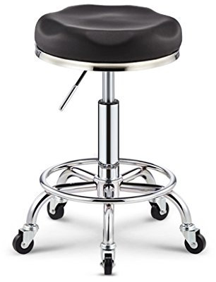 SIGOLY Hocker auf Rädern Schönheitshocker Vintage Friseurstuhl Barber Master Hocker Drehstuhl Friseursalon Massage Friseurstuhl Nagelhocker (Color : K) Marriage