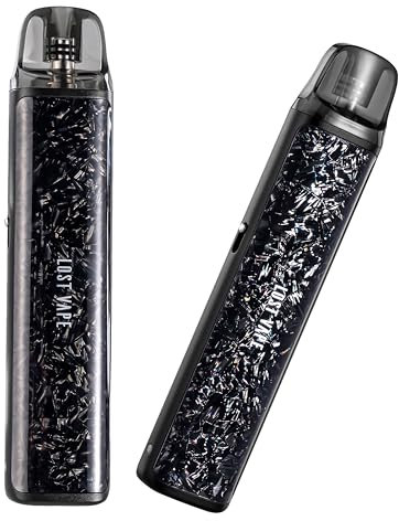 TVDC Lost Vape Ursa Nano 3 Pod Kit, 30W Max Output, 1200mAh Battery, Premium Craftsmanship & Adjustable Airflow, 2ml Cartridge, No Nicotine (Glacial Black)