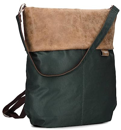Zwei Damen Rucksack-Tasche Olli OR12 (7 Liter) Handtasche & Rucksack 2-in-1 wasserabweisende Schultertasche mit gepolstertem Laptopfach (bis 13), Damentasche & Cityrucksack in Einem