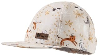 Sterntaler Baseball -Cap Zootiere - Basecap Jungen - Schildkappe für Kinder mit Gummiband aus Baumwolle mit Zootieren - schützt Kopf und Augen vor der Sonne - Basecap für Kinder - beige, 51