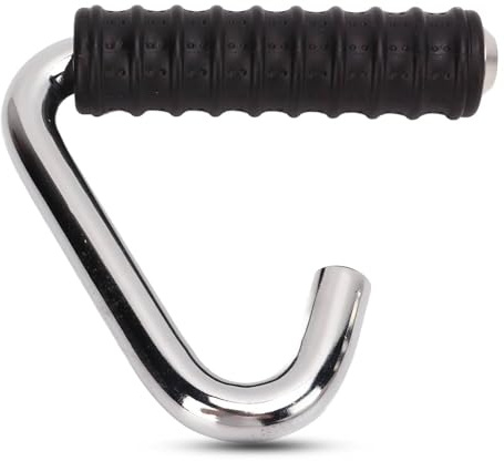 HERCHR Fitness Griff, 13,3cm/5,2 Zoll Heavy Duty C Förmige Fitness Griff Anti Slip Gummi Klimmzuggriffe Zugstange Kraft Schlingentrainer Griffbefestigung für Fitnessstudio Krafttraining Bodybuilding