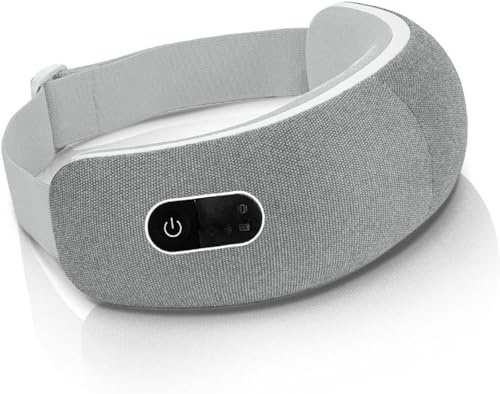 Strumento di massaggio oculare - Tipo di riscaldamento elettrico emicrania con pressione dell'aria e musica Bluetooth - Massaggio oculare intelligente (versione vocale (compressione