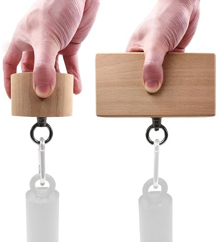 Pinch Block Set Holz Grip Training | 2in1 Griffkraft Trainer | Unterarm Trainingsgerät | Krafttraining für Finger