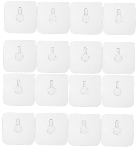BESTonZON 2sets Decorative Picture Hangers Self-Adhesive Frame Hooks Picture Frame Hooks Easy Install Wide Compatibility 8pcs*2