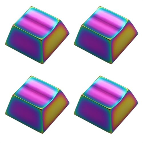 Osmond 4 tangentkåpor i aluminiumlegering slitstarka keycaps DIY speltangenter mekaniska tangentkåpor