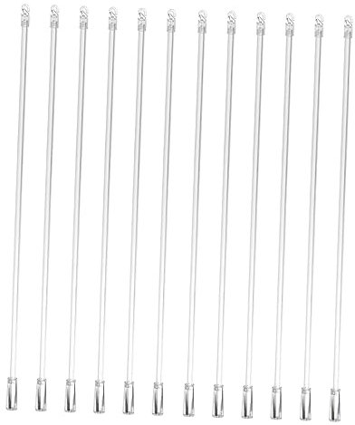 Amosfun 2 Sätze Jalousiestange Gardinenstab Rolladenzubehör Gardinenhalter Für Jalousien Fensterhaken Netz Jalousien Kleben Jalousienstange Aus Kunststoff Plastik Transparent 6 Stück * 2