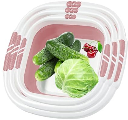 Lavandino Pieghevole | Bacinella Per Lavare I Piatti - Vasca Portatile Per Pediluvio Salvaspazio Per Campeggio Vestiti Frutta Biancheria Bacinella Per Lavaggio