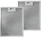 Fettfilter Dunstabzugshaube - Reichweite Haubenfilter, 30.5cm Flachfilter für Dunstabzug - 2 Stück Ersatzfilter Aluminium 5-lagig für Küche Restaurant, verbessert Belüftung und fängt Fett effektiv auf