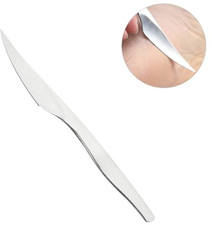 Mikinona Cuchillo De Pedicura Inoxidable Removedor De Cutículas y Durezas Herramienta Profesional Para Cuidado De Pies Accesorio De Pedicure Para Casa y Salón
