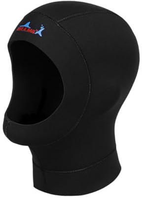 KBOLAE Dive Sail Bonnet de plongée en néoprène CR super élastique avec épaules et protection solaire pour homme Taille XL 3 mm