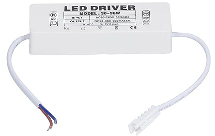 Fauitay LED-Treiber, LED-Transformator, LED-Vorschaltgerät, Konstantstromleistung 900 MA, 24–42 VDC, mit Kurzschlussschutz, Geräuschlos, Gute Wärmeableitung für Heimwerker-Lampen mit