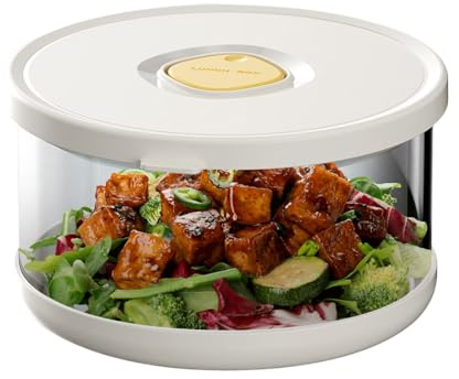 Recipientes Para Preparación De Ensaladas, Ensaladera De Vidrio A Prueba De Fugas - Contenedor De Almuerzo De Vidrio A Prueba De Fugas La Integración De La Válvula De Ventilación Permite La Libe