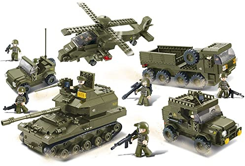 Sluban Landstreitkräfte Set II (996 Teile) [M38-B0311], Spielset, Klemmbausteine, Soldaten, mit Spielfigur, Army, SL95137