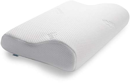 TEMPUR Original Schlafkissen Memory Foam, ergonomisches Nackenstützkissen für Seiten- und Rückenschläfer, Liegefühl fest, L (50 x 31 x 11.5/8.5 cm), Weiß