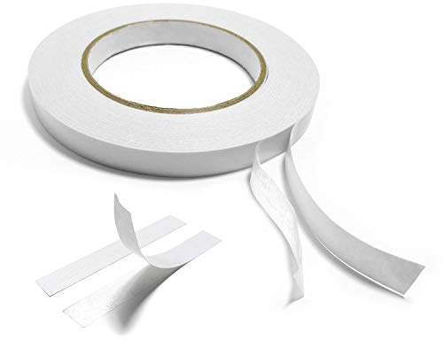Lot de 5 Rouleaux de Ruban Adhésif Double Face 12 mm x 50 m | Emballage