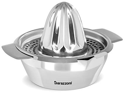 Spremiagrumi manuale, Acciaio Inox 18/10, Beccuccio versatore.