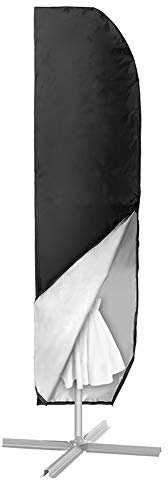 STTC Funda Sombrilla de Jardín, Oxford Resistente al Desgarro Cubierta Protectora para Parasol excéntrico con Cremallera, Cordón y Bolsa de Almacenamiento,210d,280/30 * 81 * 45cm