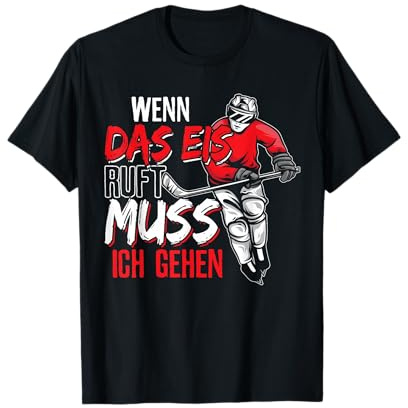 Eishockey Life Style Ice Hockey Trickot Deutschland Schläger T-Shirt
