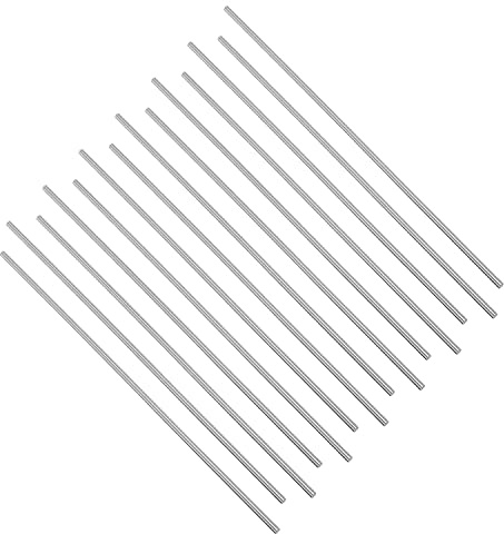 Hegebeck Round Steel Rod HSS Lathe Bar Stock Tool 1.4mm Diameter 100mm Long for Shaft Gear Drill Lathes Boring Machine Turning Miniature Cylindrical Pin Tool 20 Pcs