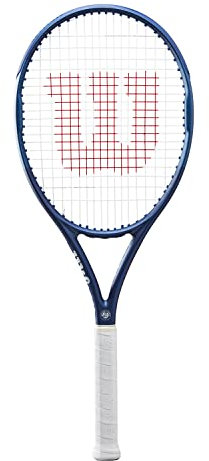 Wilson Tennisschläger Roland Garros Equipe HP, Carbonglasfaser, Grifflastige Balance, 302 g, 68,6 cm Länge
