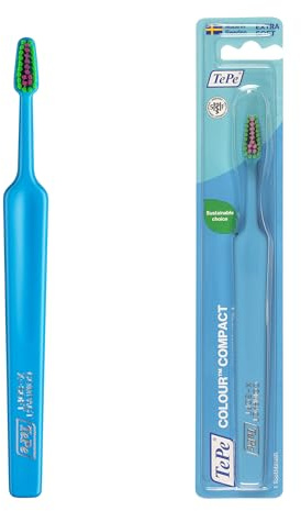 TePe ColourTM Compact X-soft Türkis umweltfreundlich
