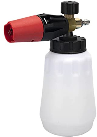 Pot en mousse haute pression de 1 L, flacon pulvérisateur en mousse multifonction, blanc