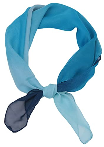 FAIRYGATE Seidenschal Damen Chiffon Elegante Seidentuch Haare Satintuch Halstuch Bandana Tuch Kopftücher Taschentuch Ansatz Scarf DA27