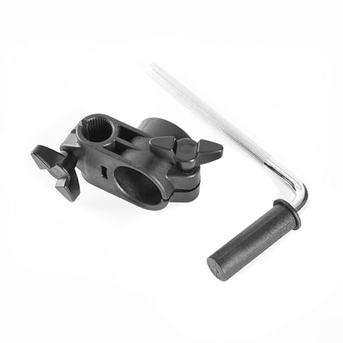 Fame FPHST E-Drum Pad Holder, Robuste Hardware, Inklusive Multiclamp & L-Rod, Kompatibel mit gängigen E-Drum Racks, Ideal für Tom & Snare Pads, 7/8 Zoll Rod & 1,5 Zoll Rackstangen Durchmesser