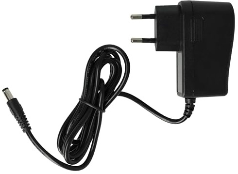 vhbw 1x alimentatore compatibile con Snom 820, 821, 710, D305, 320, 870, D120, 760, 715, 720, 360, 370, D315 telefono fisso, telefono di casa - 145 cm