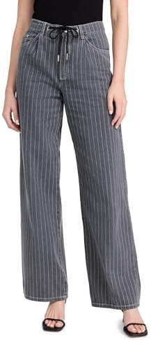 BAUM UND PFERDGARTEN Damen 23778 Nanny Pants, Grauer Nadelstreifen-Denim, 42