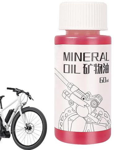 Fahrradbremsflüssigkeit, Fahrradbremsen-Mineralöl,60 ml Mineralöl-Bremsflüssigkeit | Fahrrad-Hydraulik-Scheibenbremsölflüssigkeit für Fahrrad-Scheibenbremssysteme, hydraulische Scheibenbremsen von Ren