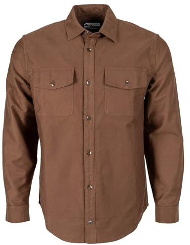 Mountain Khakis Men's Moleskin Shirtjac, M, Cedar