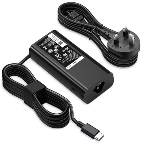 ELEHILS 65W USB C Laptop Charger Compatible with Dell Latitude 5420 5440 5430 5520 5530 5540 7420 7440 7390 7400, XPS 13 Chromebook 3100 5190, Inspiron 14 16 7620 2in1 AC Adapter
