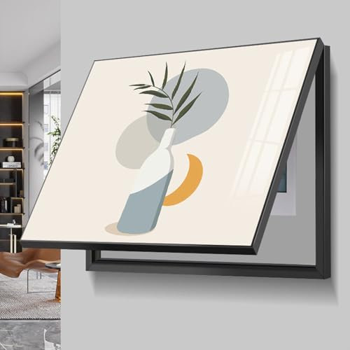 Generisch Stromzählerkasten Kreativ Abnehmbar Electricity Meter Box Modern Einfach Electric Box Cover Sicherungskasten Abdeckung Schrank Innenzähler Decorative Meter Box,015,30 * 40cm