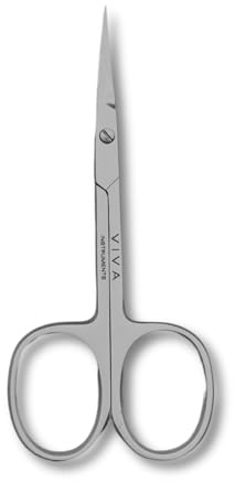 Forbici professionali per cuticole in acciaio inox, punta affilata, strumenti per manicure e pedicure, forbici per la bellezza della pelle morta per tagliare sopracciglia, peli del naso, cura delle